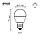 Лампа Gauss Basic Шар 7,5W 670lm 3000K E27 LED 1/10/100, фото 8