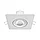Светильник Gauss Downlight квадрат 6W 500lm 3000K 100-265V IP20 монтаж Ø65 90*56мм белый LED 1/40, фото 2