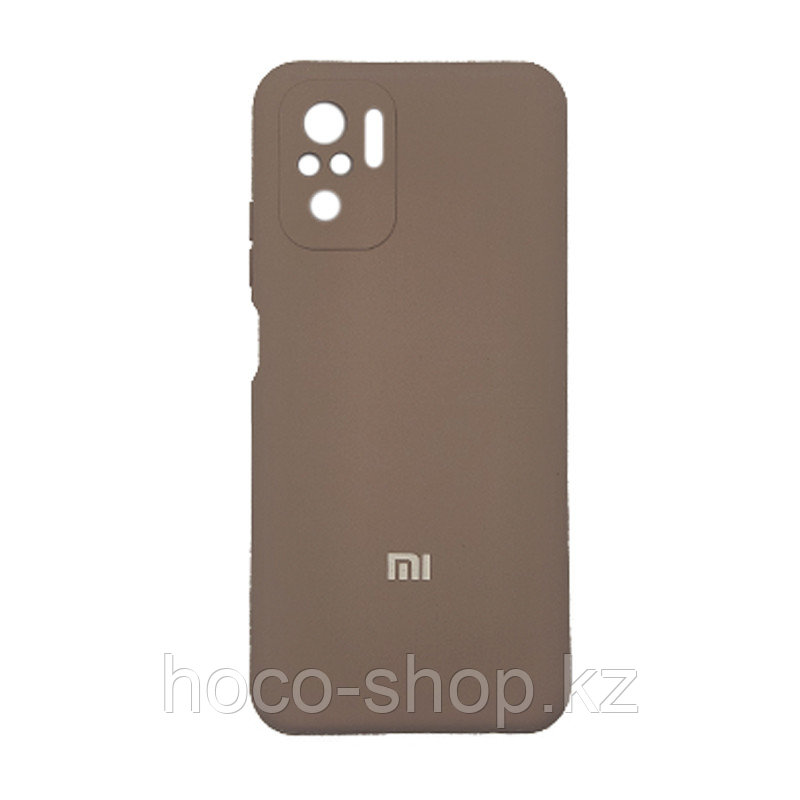 Чехол на Xiaomi Mi Note 10\10S Original Silicone Case Коричневый