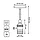 Светильник подвесной Gauss Decor PL042 бронзовый E27, 1 м, 1/40, фото 7