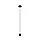 Светильник подвесной Gauss Decor PL021 черный E27, 1 м, 1/40, фото 2