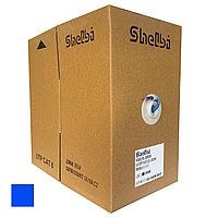 Shelbi SLC-UL604-5012 Кабель связи витая пара U/UTP, LSZH, кат.6 4х2х24AWG solid, 305м, синий