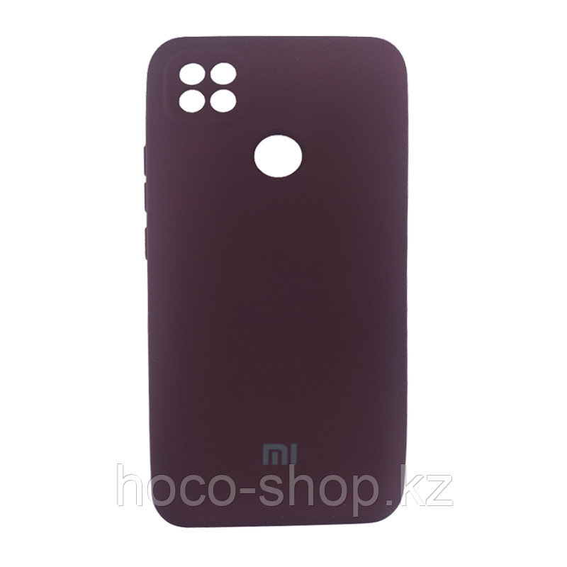 Чехол на Redmi 9C Fashion Case гель Бордовый - фото 1 - id-p106543026