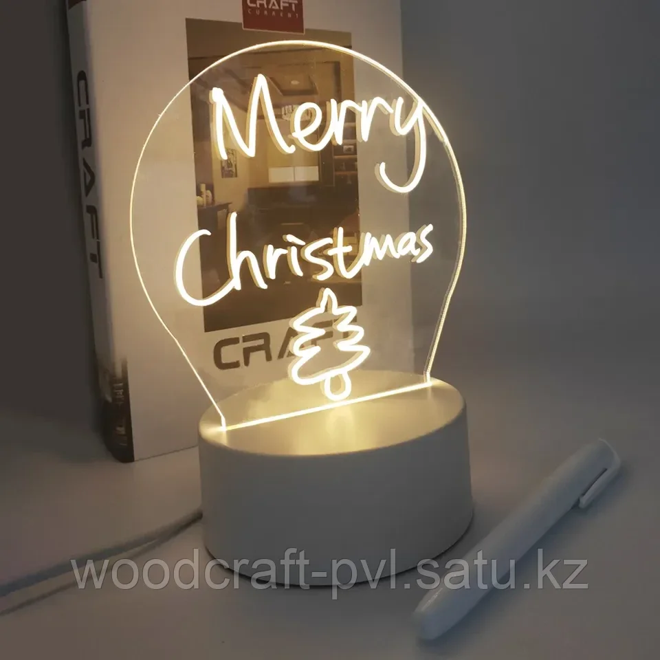 3D creative декоративный светильник - фото 4 - id-p104046351