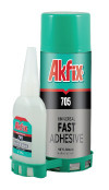 Клей с активатором для экспресс склеивания  Akfix 705-100 мг+25 гр
