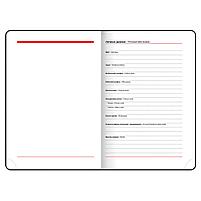 Ежедневник недатированный А5 138х213 мм, BRAUBERG GRADE, под кожу, 136 л., розовый-небесный, фото 4