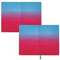 Ежедневник недатированный А5 138х213 мм, BRAUBERG GRADE, под кожу, 136 л., розовый-небесный, фото 5