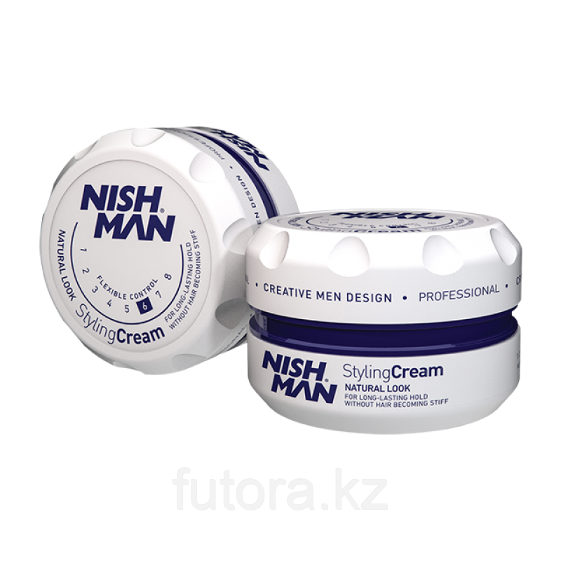 Крем для укладки "NISHMAN Styling Cream - 6" средней фиксации, для тонких и слабых волос.