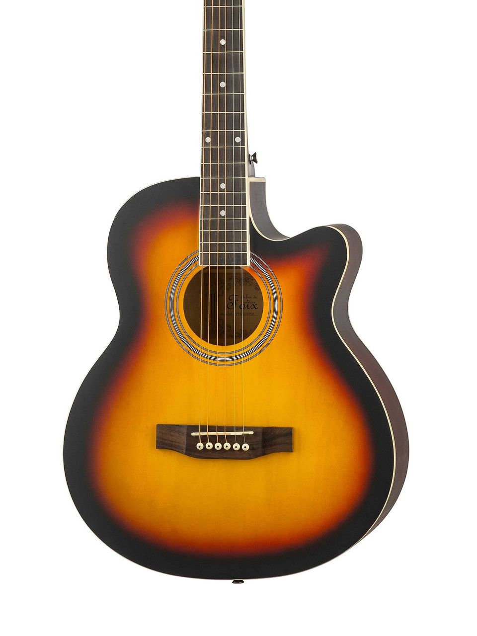 Акустическая гитара Foix FFG-1040SB - фото 3 - id-p75123997