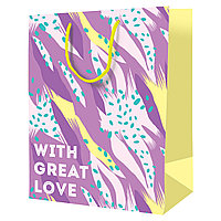 Пакет подарочный 33*42*12см ArtSpace "With great love", L_46220