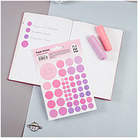 Наклейки бумажные MESHU "Beauty planner pink", 12*21см, 47 наклеек, MS_41677