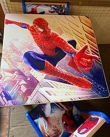 Детский стол с двумя стульчиками Человек-паук