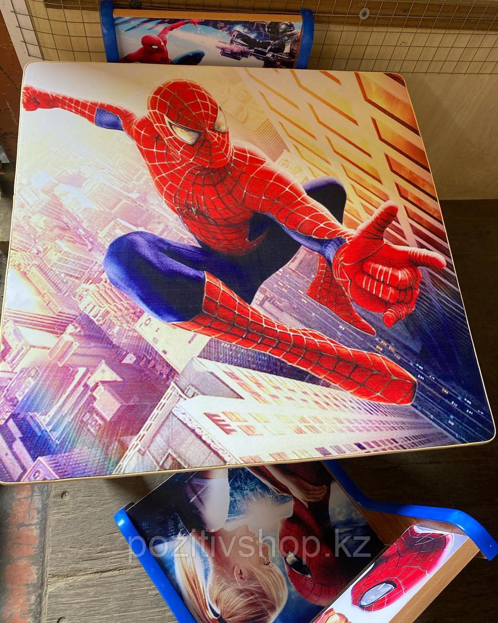 Детский стол с двумя стульчиками Человек-паук - фото 1 - id-p80893239