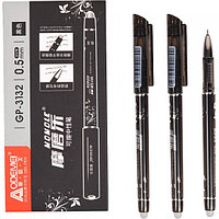 Ручка с ластиком гелевая черная