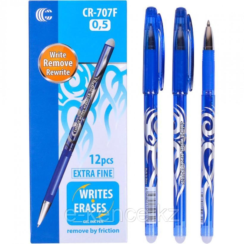 Ручка с ластиком гелевая синяя - фото 1 - id-p106282635