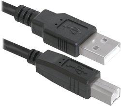 Кабель Defender USB04-06 USB2.0 AM-BM 1.8м - фото 1 - id-p106553830