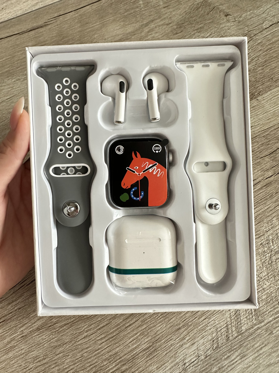 Смарт часы w 26 pro max + AirPods 3 комбо - фото 6 - id-p106554293