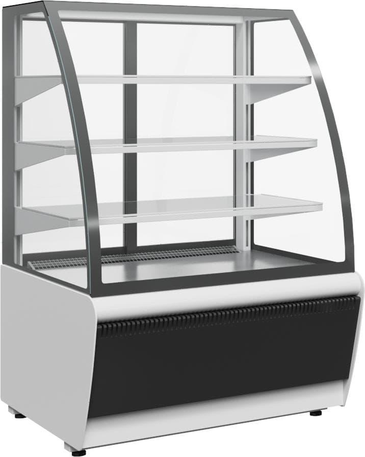 Витрина кондитерская Carboma K70 VV 0,9-1 (ВХСв-0,9д Люкс Техно) 9006-9005