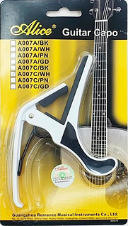 Каподастр для гитары  Alice A007C