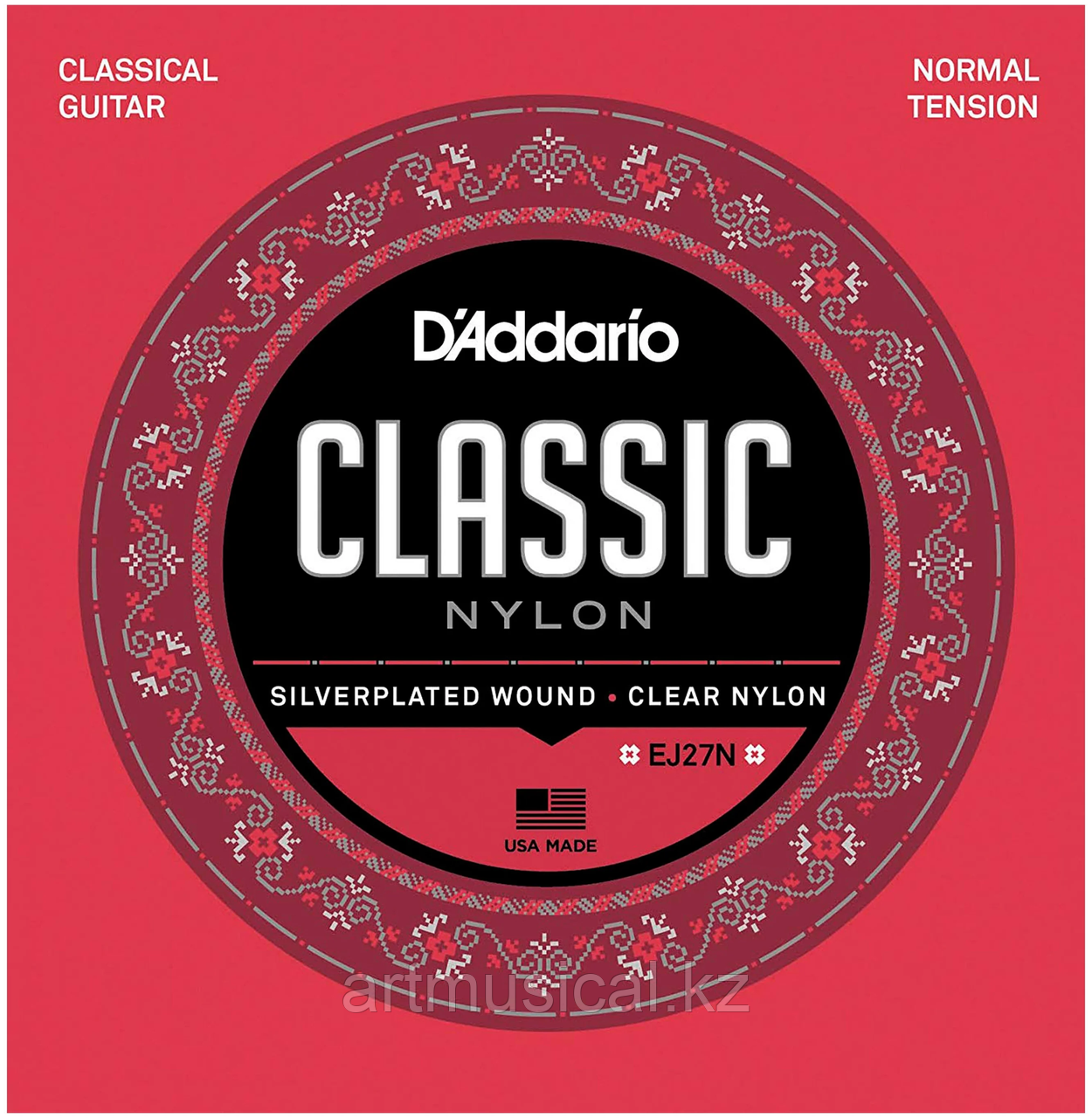 Струны для классической гитары Daddario EJ27N Classic Nylon