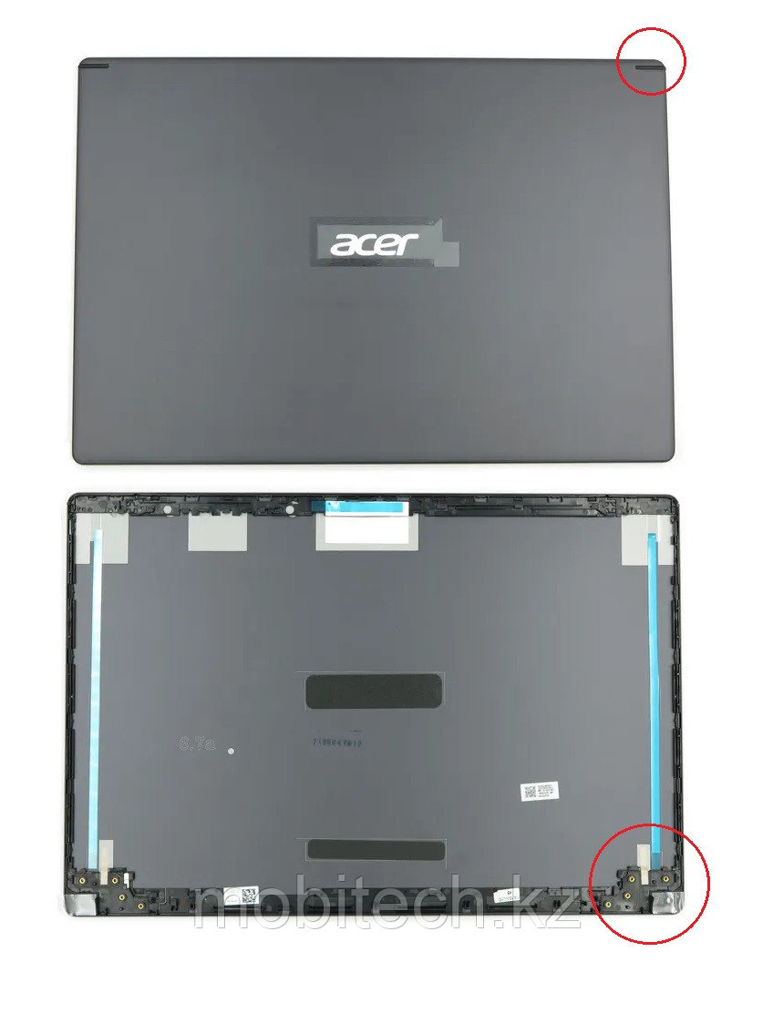 Корпуса Acer A515-54 a515-53 A515-55 A515-55G N18Q13 A часть A shell (задняя крышка) корпус цвет silver - фото 1 - id-p106558448