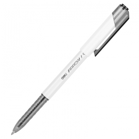 Ручка шариковая DELI "Arrow", 0,7 мм, черная