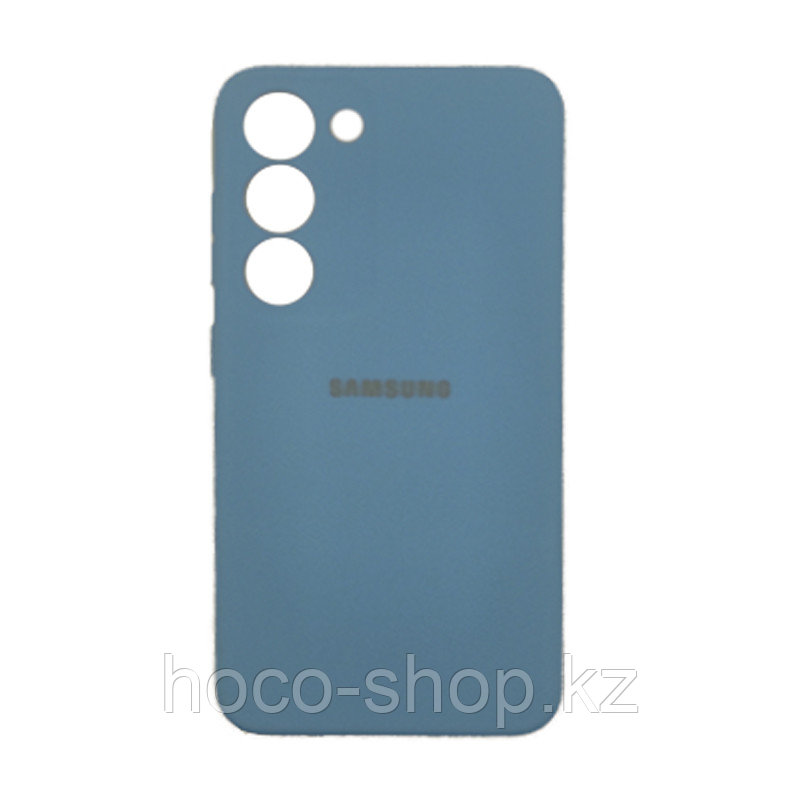 Чехол на Samsung S23 гель Голубой