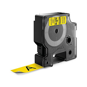 Картридж для Dymo S0720880/45808 типа D1, черный текст на желтом фоне, 19ммх7м, фото 1
