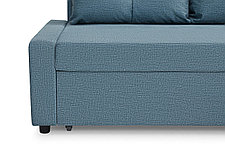 Угловой диван-кровать Поло, голубой, фото 3