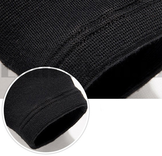 Эластичные наколенники защитные для занятий спортом волейбольные ASICS черные XL - фото 6 - id-p106572316
