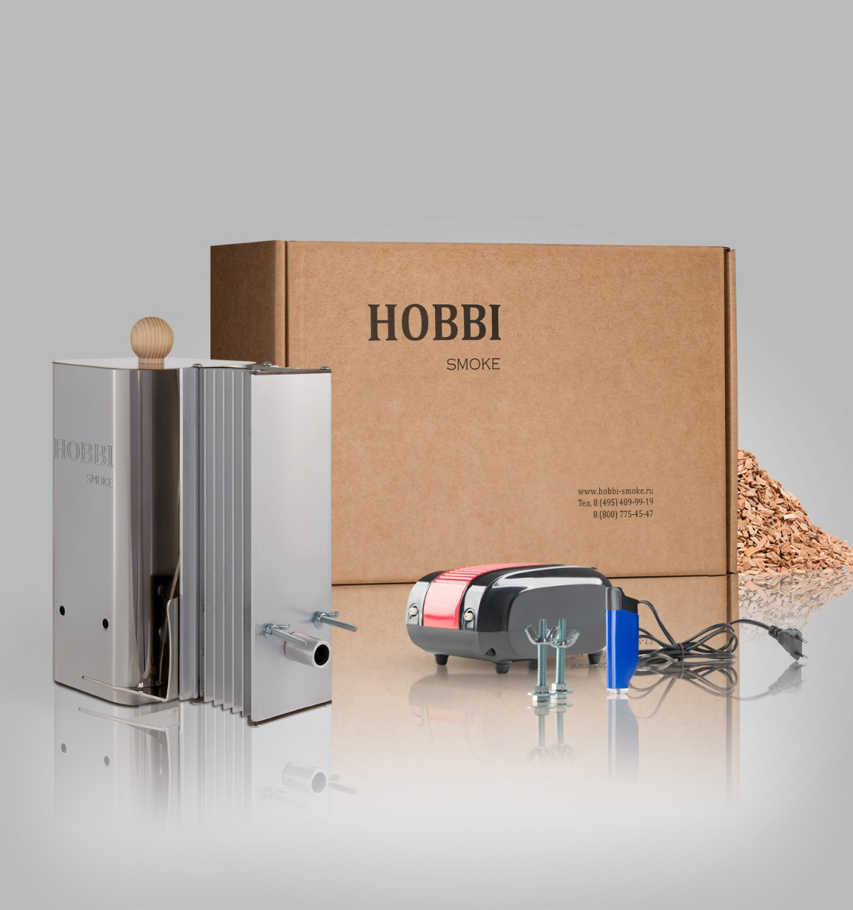Дымогенератор для коптилки Hobbi Smoke 2.0+