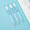Ручка шариковая DELI "Arrow" автоматическая, 0,7 мм, синяя, фото 2