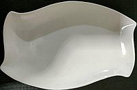 Блюдо прямоугольное 12" 30Х20 см, белый фарфор, арт. XD0023