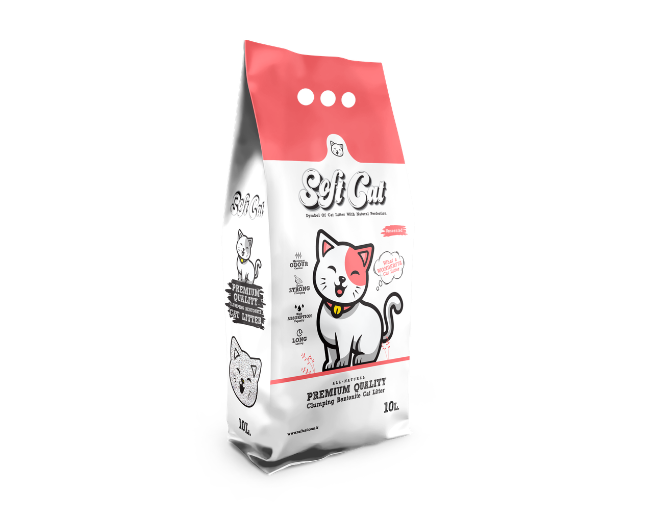 Soft Cat Наполнитель комкующийся для кошек, Нейтральный, 10 л