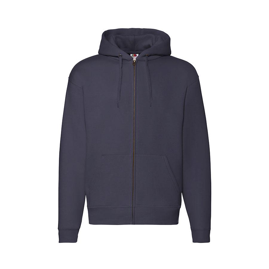 Толстовка с начесом PREMIUM HOODED SWEAT JACKET 280, Темно-синий, M, 620340.AZ M - фото 1 - id-p106580351