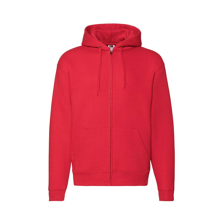 Толстовка с начесом PREMIUM HOODED SWEAT JACKET 280, Красный, 2XL, 620340.40 2XL - фото 1 - id-p106580359