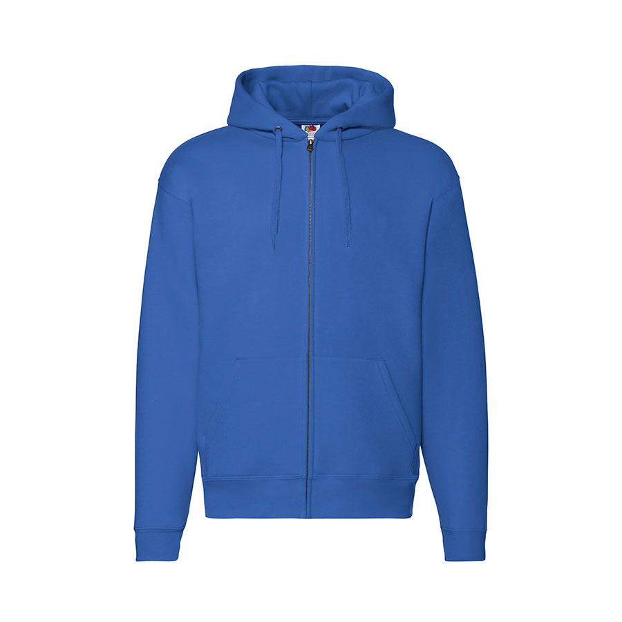 Толстовка с начесом PREMIUM HOODED SWEAT JACKET 280, Синий, L, 620340.51 L