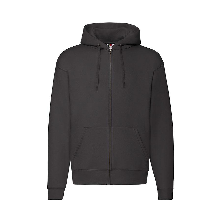 Толстовка с начесом PREMIUM HOODED SWEAT JACKET 280, Черный, XL, 620340.36 XL - фото 1 - id-p106580373