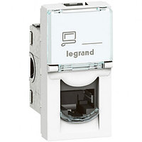 Legrand Mosaic 1xRJ45 Cat.6 сетевая розетка (076561)