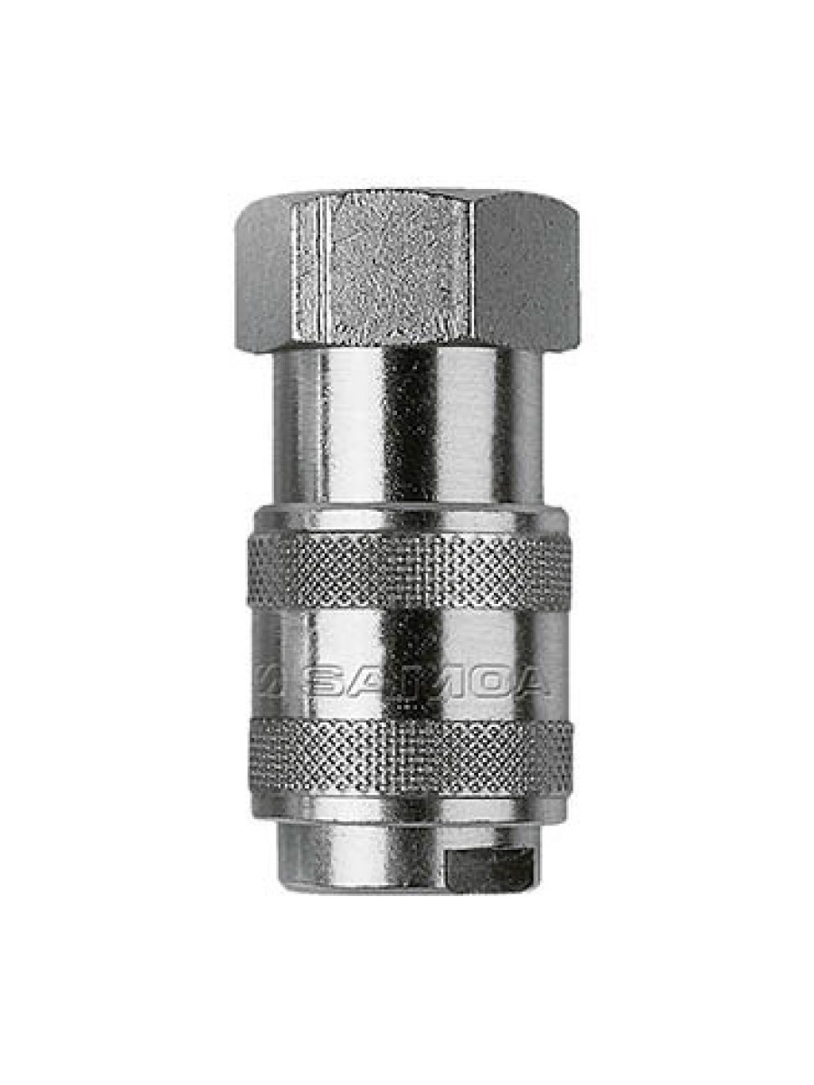 Автоматическая быстроразъемная муфта с внутренней резьбой, 1/4". Соединительная резьба 3/8" BSP (F).