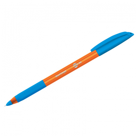 Ручка шариковая BERLINGO "Skyline" 0,7 мм, синяя, грип