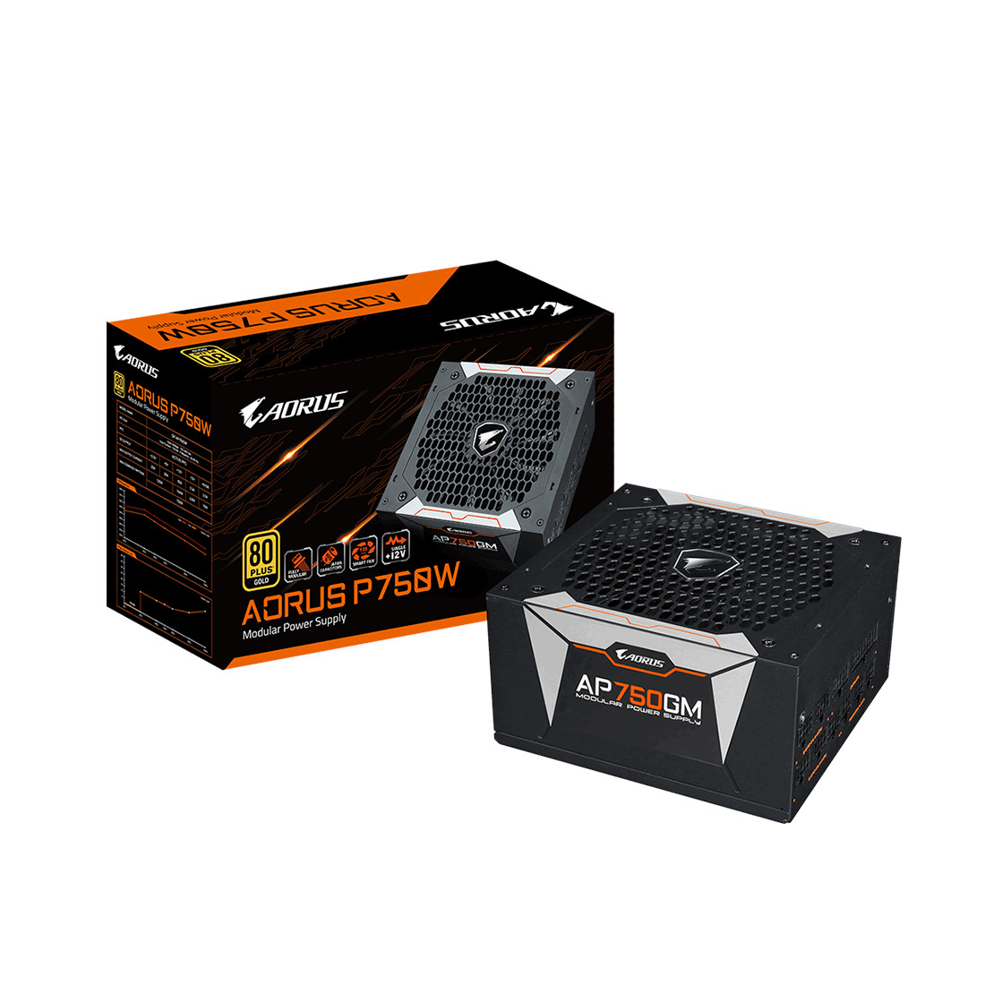 Блок питания GIGABYTE AORUS P750W (GP-AP750GM), фото 1