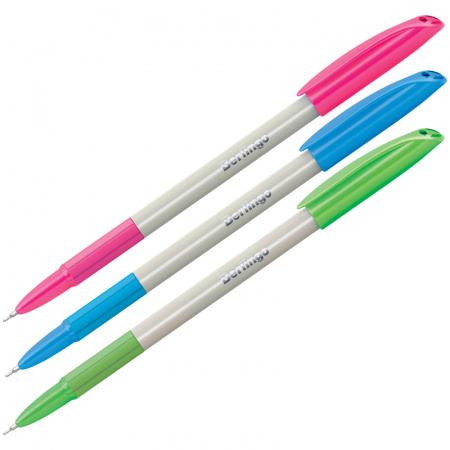 Ручка шариковая BERLINGO "Perlamutik Pro" 0,7 мм, синяя, грип