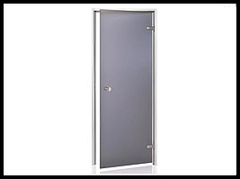 Дверь для хамама Andres Au Gray 7х19 (короб - алюминий, стекло - серое, без порога)