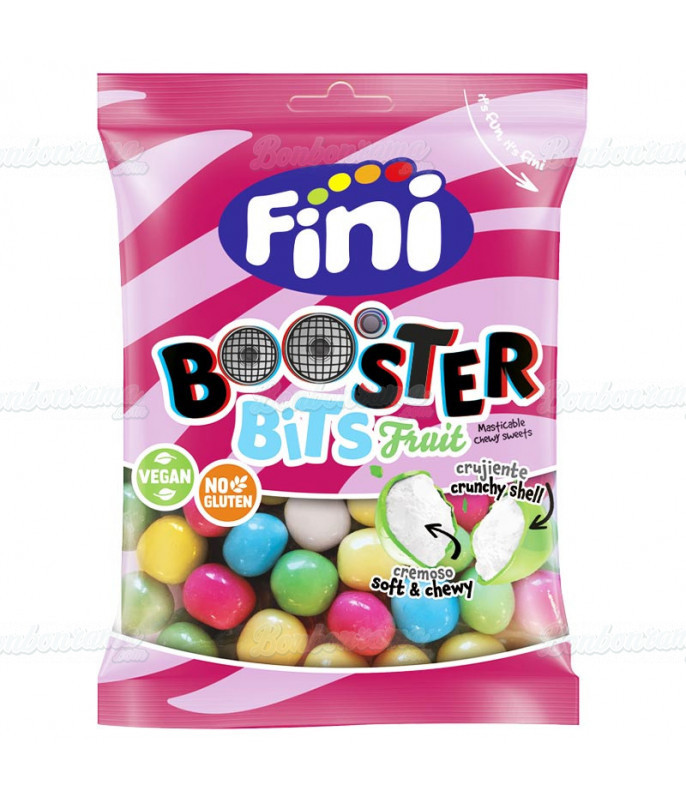 Шарики Booster Bits Бустер ФРУКТЫ 90 гр   /FINI Испания/ (12шт - упак)