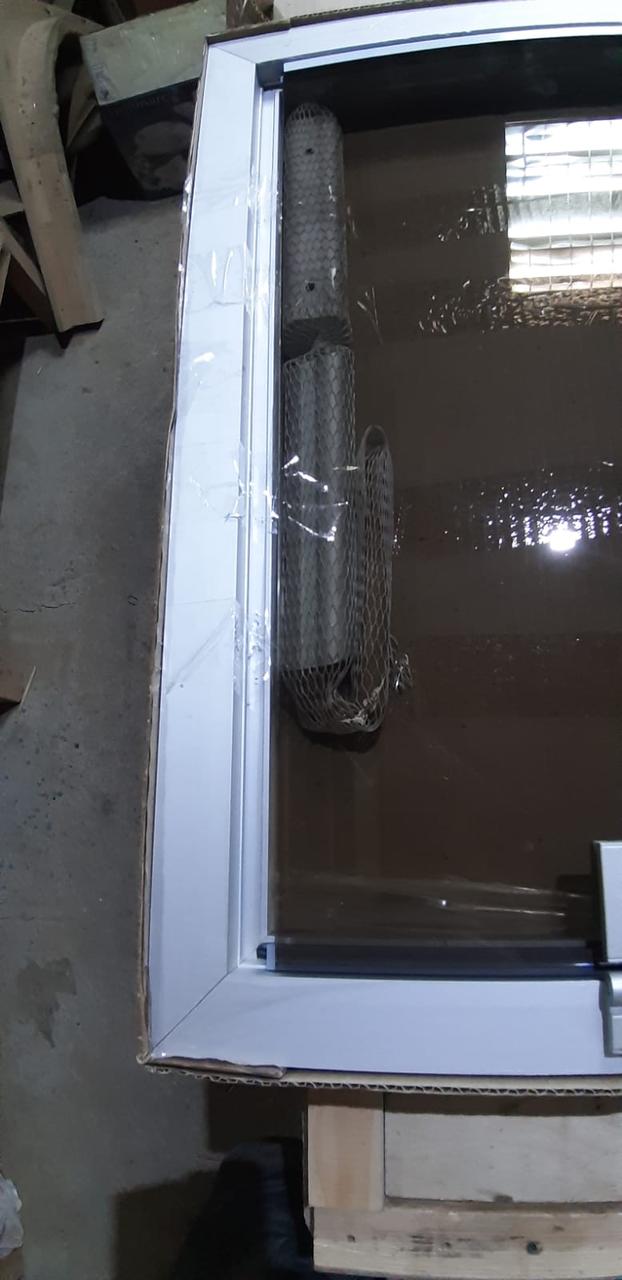 Дверь для хамама Steam Bronze Matted 8х20 (размер = 79*199 см, короб - алюминий, стекло - матовое, с порогом) - фото 4 - id-p106588157