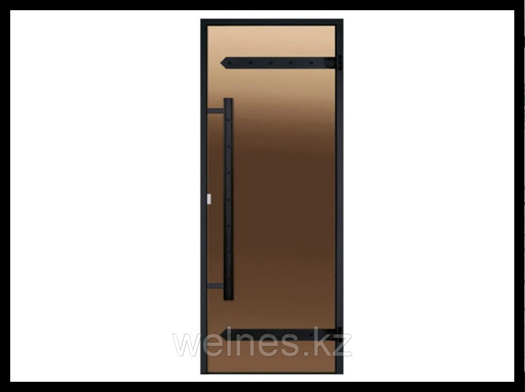 Дверь для хамама Harvia STG LEGEND (короб - алюминий, стекло - бронза, без порога)