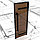 Дверь для хамама Harvia STG LEGEND (короб - алюминий, стекло - бронза, без порога), фото 3