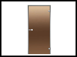 Дверь для хамама Harvia STG 7х19 (короб - алюминий, стекло - бронза, без порога)