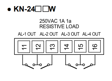 Одноканальный индикатор KN-2411W, фото 2